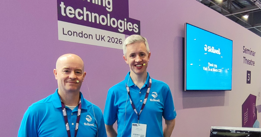 Skillwell's Conor Gaffney and Danny Lynch - Learning Technologies 2026